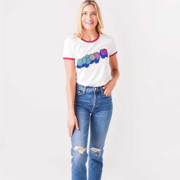 Mother The Itty Bitty Goodie Enjoy It XS NWT - Picture 4 of 8